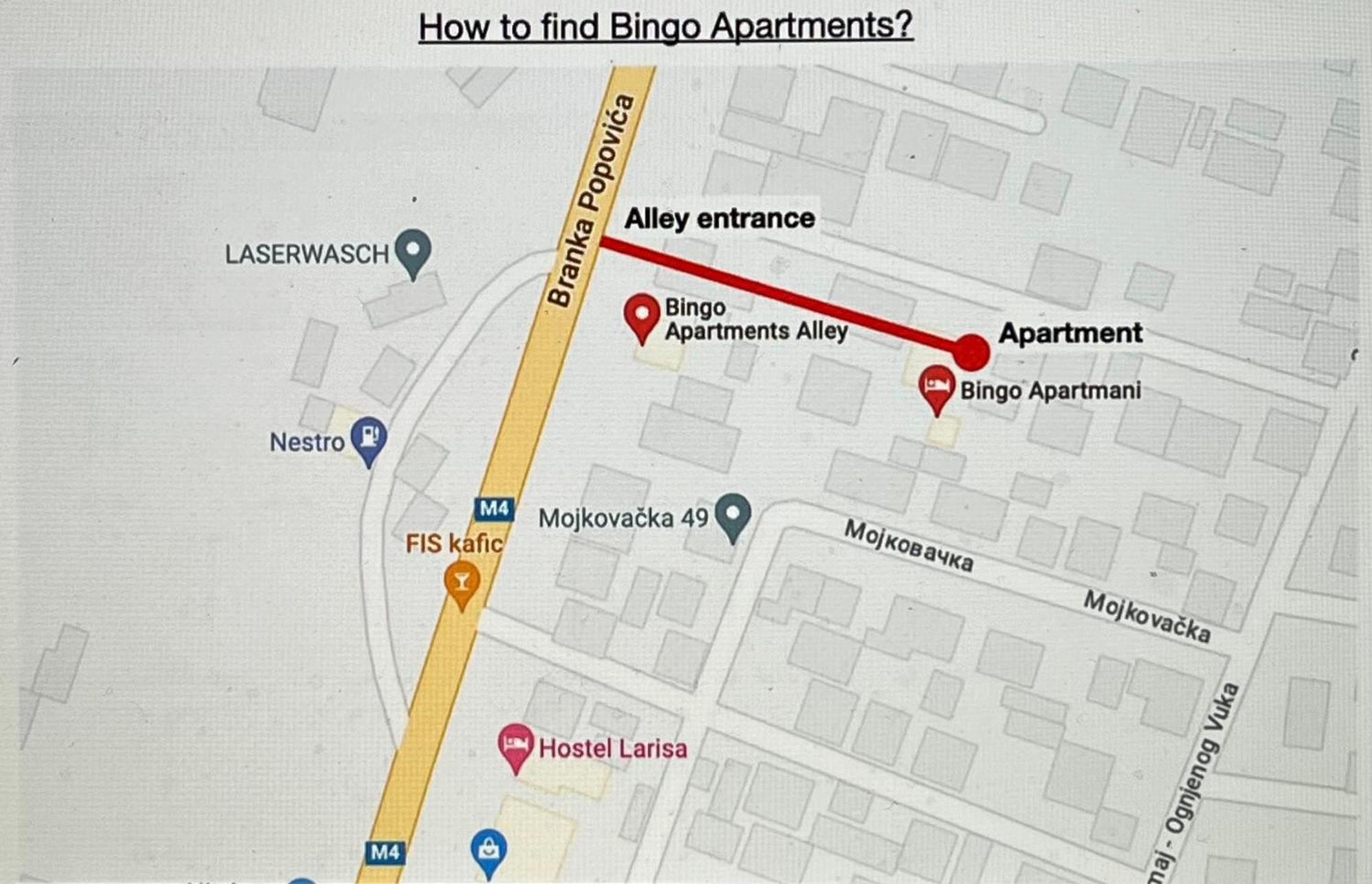 באניה לוקה Bingo Apartments מראה חיצוני תמונה